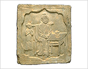 Tile with Relief of the Episode from Twenty-four Stories of Filial Piety