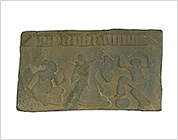 Tile with Design of Dancers