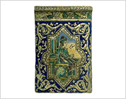 Portrait Tile with Moulded Decorations