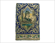 Portrait Tile with Moulded Decorations