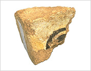 Fragment of Painted Brick
