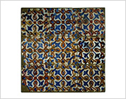 Luster and Cobalt-Blue Tiles with Geometric