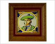 Polychrome Portrate Tile