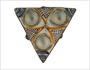 Salt Cruet with Polychrome Design of Flower