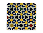 Tile Mosaic, Copied after the 14th Century Original