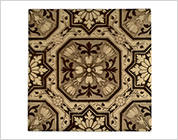 Transfer Printed Tiles with Floral Design