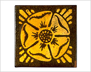 Encaustic Tiles with Floral Design