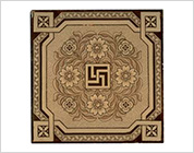 Transfer Printed Tiles with Floral Design