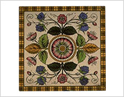 Transfer Printed Tiles with Floral Design