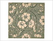 Transfer Printed Tiles with Floral Design