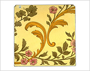 Transfer Printed Tiles with Added Hand-Colouring