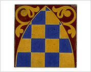 Encaustic Tile with Design of Coat of Arms