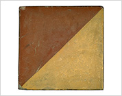 Encaustic Tile with Geometric Pattern