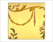 Transfer Printed Tiles with Added Hand-Colouring