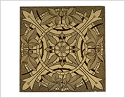 Transfer Printed Tiles with Floral Design