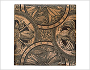 Transfer Printed Tiles with Floral Design