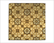 Encaustic Tile with Floral Design