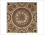 Transfer Printed Tiles with Floral Design