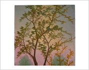 Hand Painted Tiles with Design of the Nature Scene