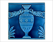 Relief Tiles with Design of Flower Vase