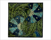 Hand Painted Tile with Floral