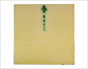 Tube Lining Tiles with Design of Torch