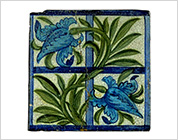 Hand Painted Tile with Floral