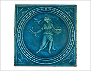 Relief Tiles with Design of Goddess