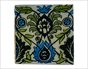 Hand Painted Tile with Floral