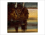 Hand Painted Tiles with Design of the Nature Scene