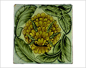 Hand Painted Tile with Floral