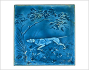 Relief Tiles with Design of Dog
