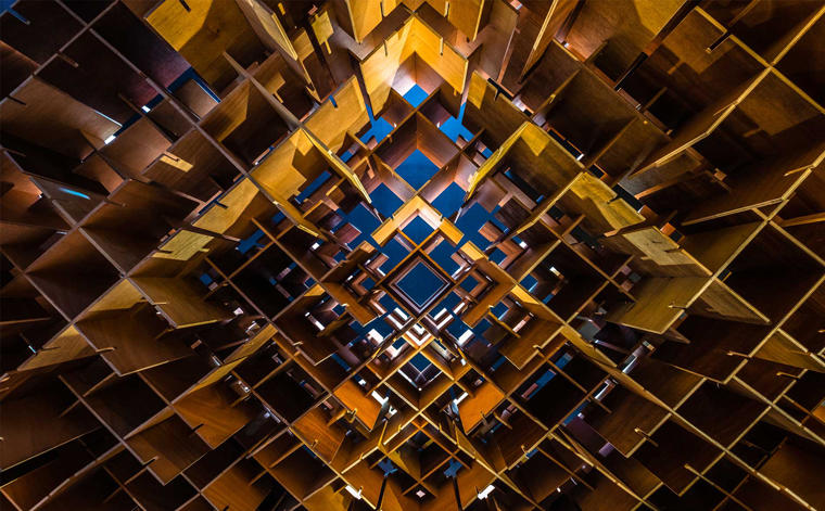 Wooden joint system of 'Wood Cloud'
