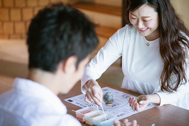 光るどろだんごづくり
