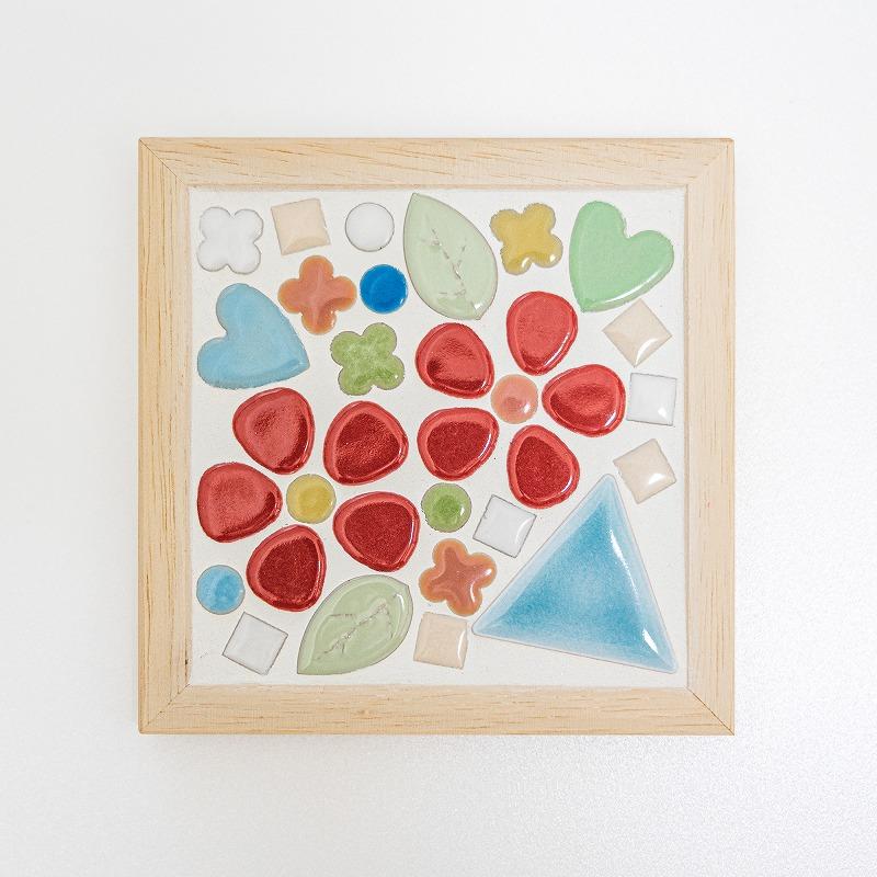 モザイクアートキット 「タイルdeブーケ」10cm×10cm