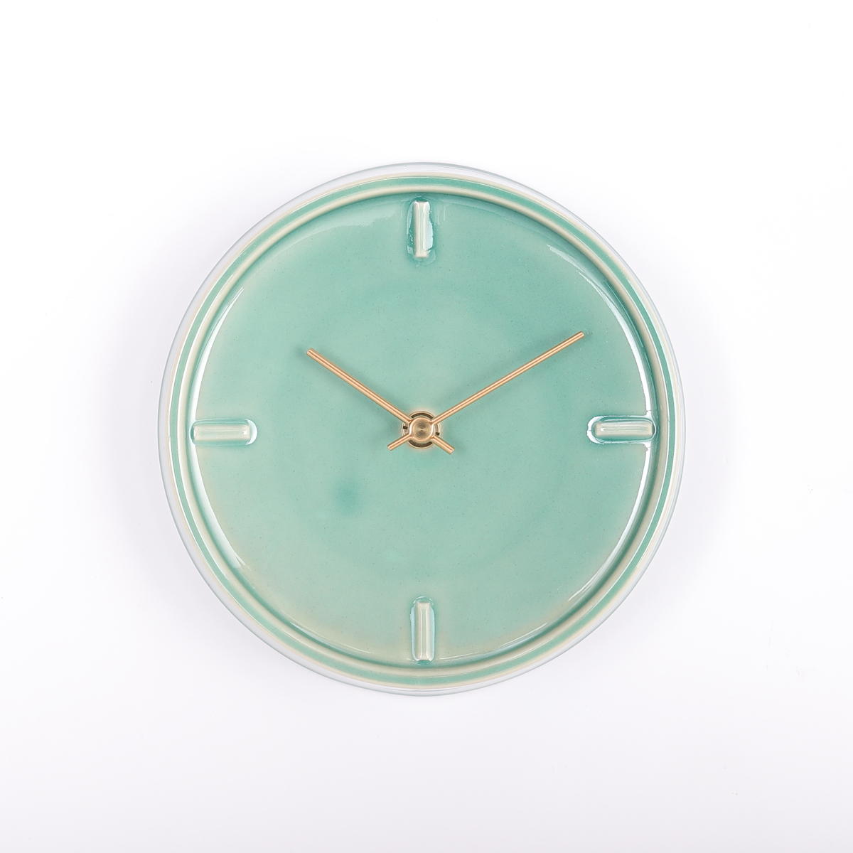 GLAZED CLOCK P-13／ペールグリーン