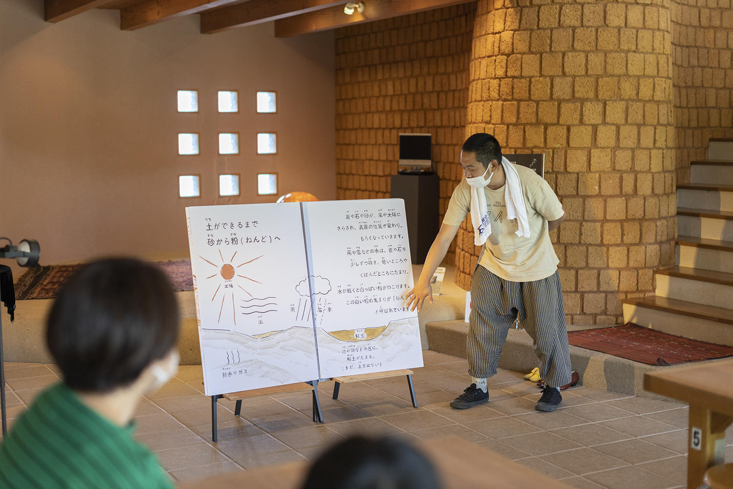 講師の高橋さんによる土について図解で学ぶミニトーク