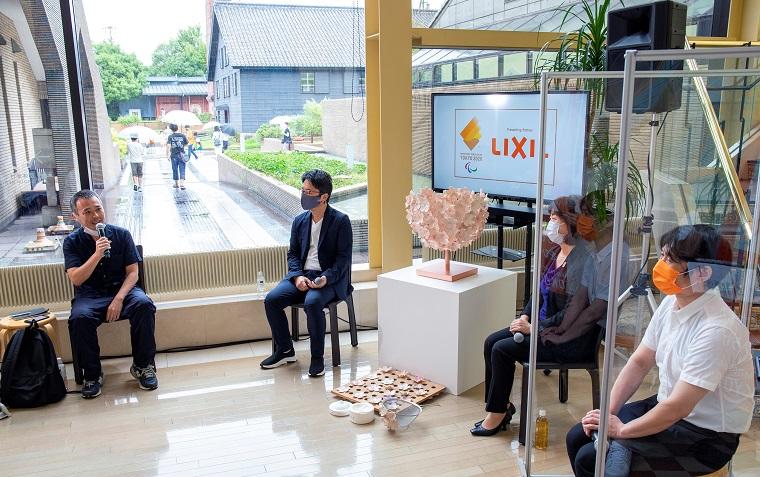 LIXIL 主催 東京2020 パラリンピック集⽕台制作公開取材 ゲスト︓吉岡徳仁⽒