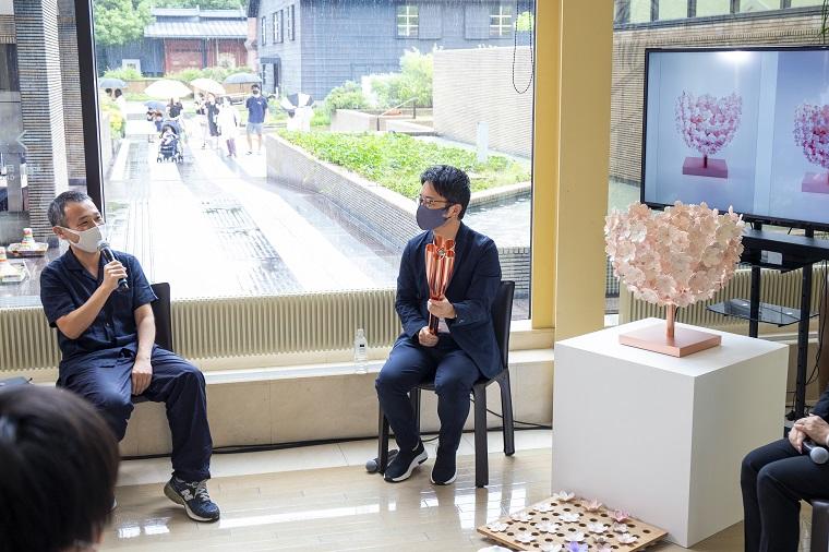 LIXIL 主催 東京2020 パラリンピック集⽕台制作公開取材 ゲスト︓吉岡徳仁⽒