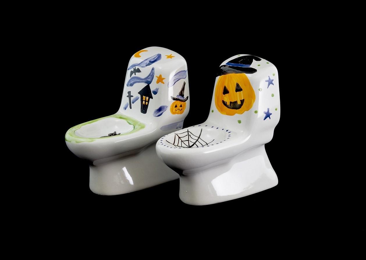 プチトイレ絵付け