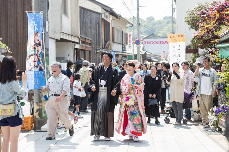 参道マーケットでの結婚式