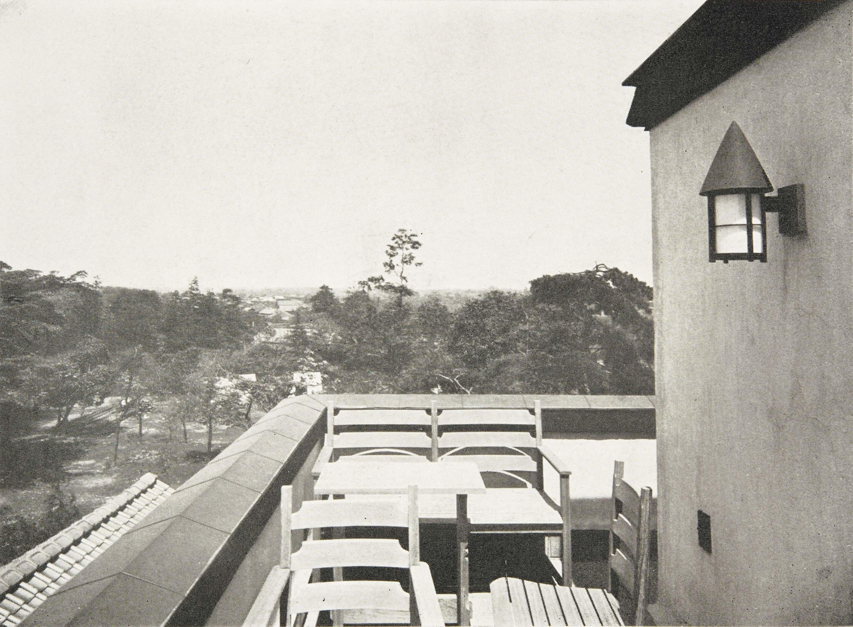 屋上展望室。