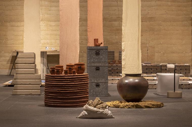 「土・どろんこ館」展示風景