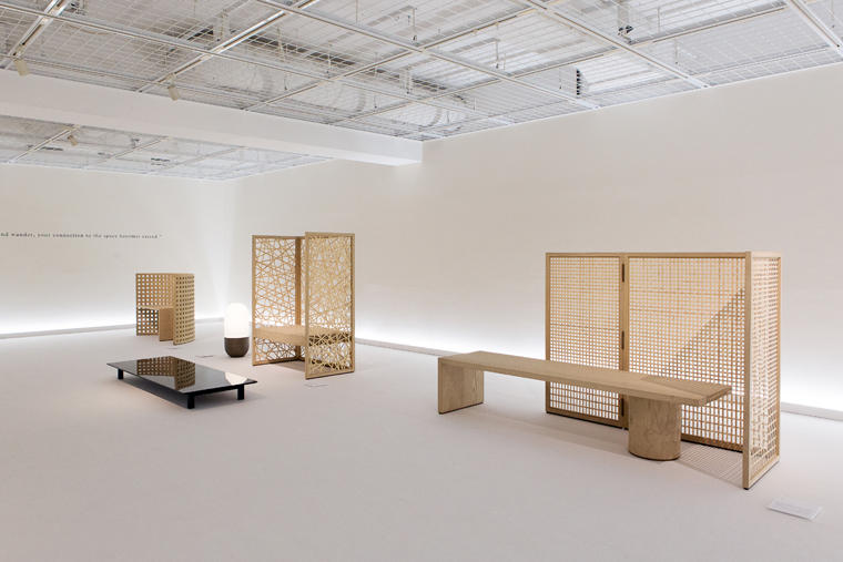 第一期: Adrian Cheng × 内田繁 「Wander from Within」 2018年10月 会場風景