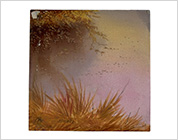 Hand Painted Tiles with Design of the Nature Scene