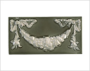 Border Tiles with Design of Tassel Pressed in Relief