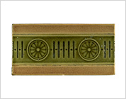 Border Tile with Pressed in Relief